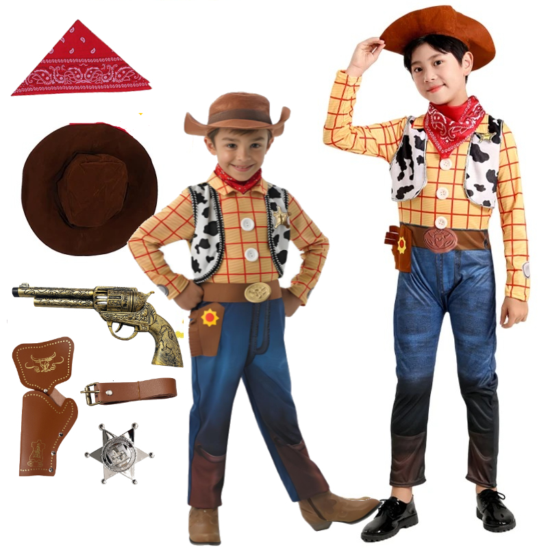 Cosplay Prop Pistol - Kostum Denim Anime Mainan Kostum Karakter