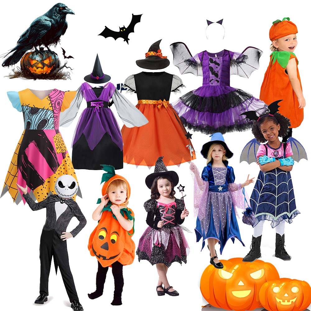Cosplay Bat Prop - Gaun Cosplay Halloween Anak Perempuan Bertema