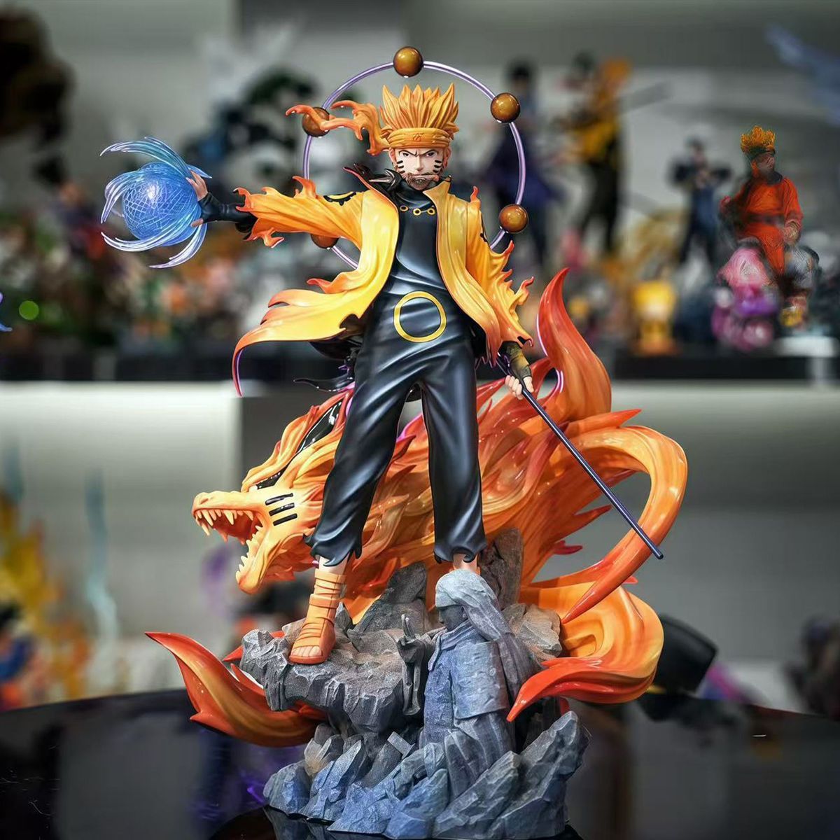 Figur Ninja Anime Efek Api Pat - Cosplay Flame Prop ulasan dan harga
