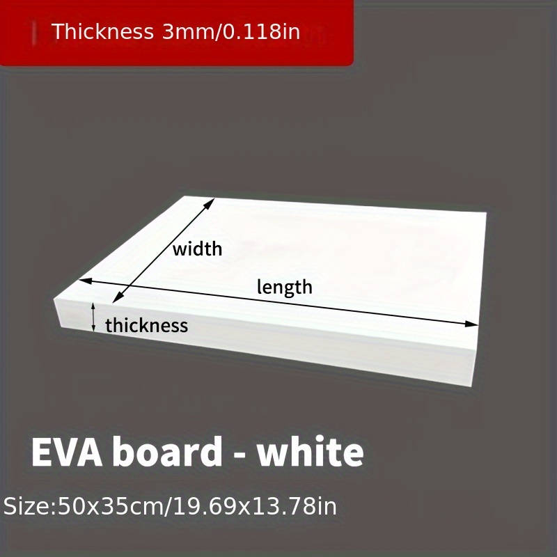 Papan Busa EVA 14x19 Inci, Teb - Cosplay Props Eva Foam ulasan dan harga