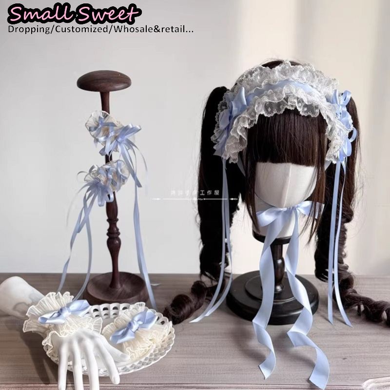 Headband Lolita Gothic Y2K unt - Cosplay Prop Bow ulasan dan harga