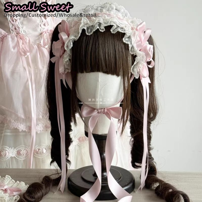 Headband Lolita Gothic Y2K unt - Cosplay Prop Bow ulasan dan harga