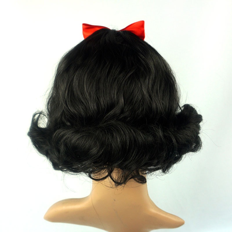 Wig Rambut Putri Salju Cantik  - Cosplay Prop Bow ulasan dan harga