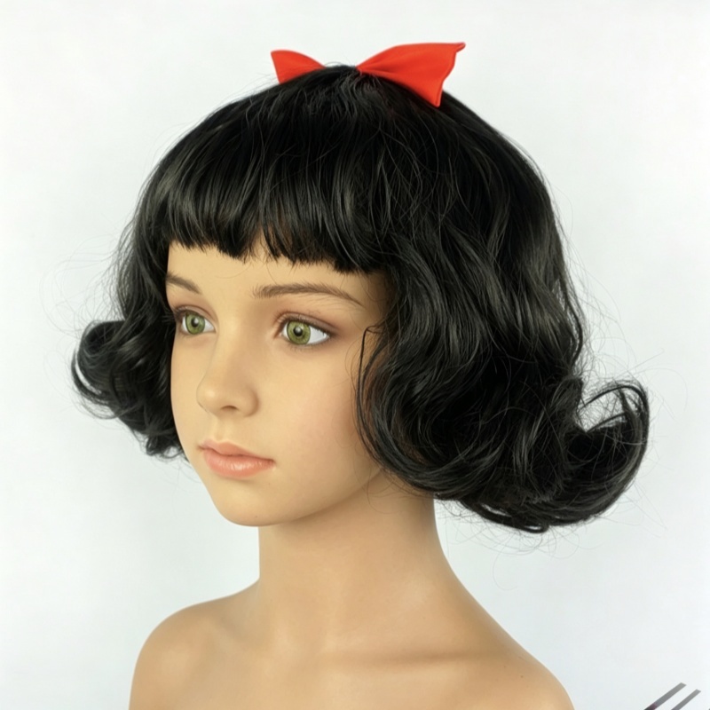 Wig Rambut Putri Salju Cantik  - Cosplay Prop Bow ulasan dan harga