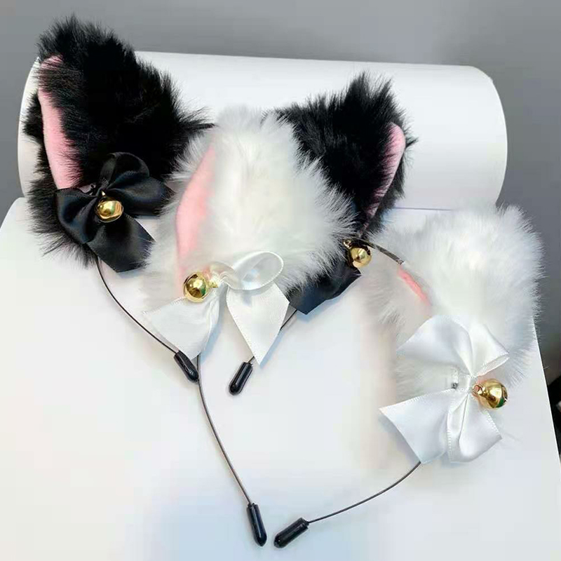 Ikat Kepala Telinga Kucing Sek - Cosplay Prop Bow ulasan dan harga