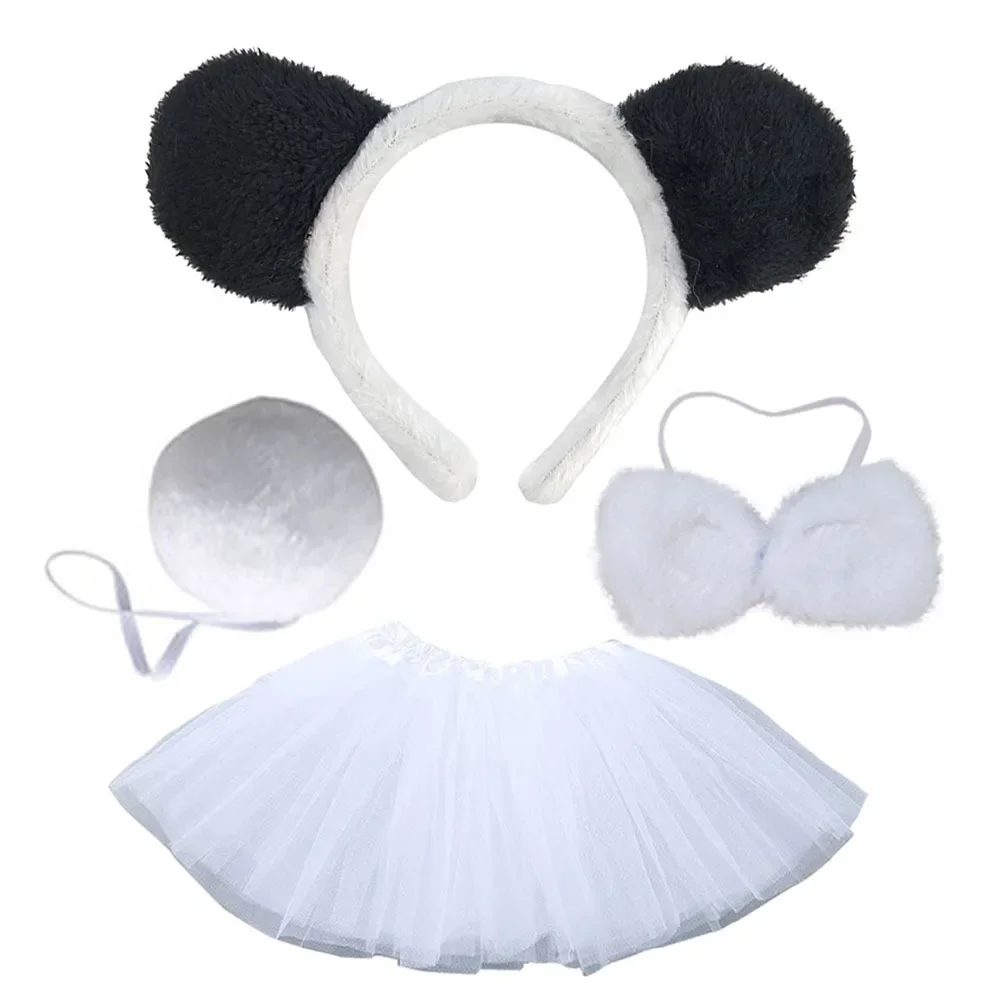 Kostum Panda hitam putih bando - Cosplay Prop Bow ulasan dan harga