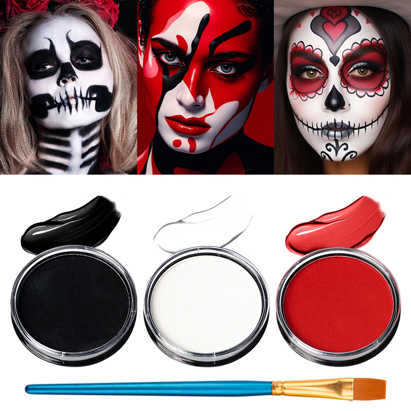 3pcs Set Cat Wajah Berbasis Ai - Cosplay Prop Paint ulasan dan harga