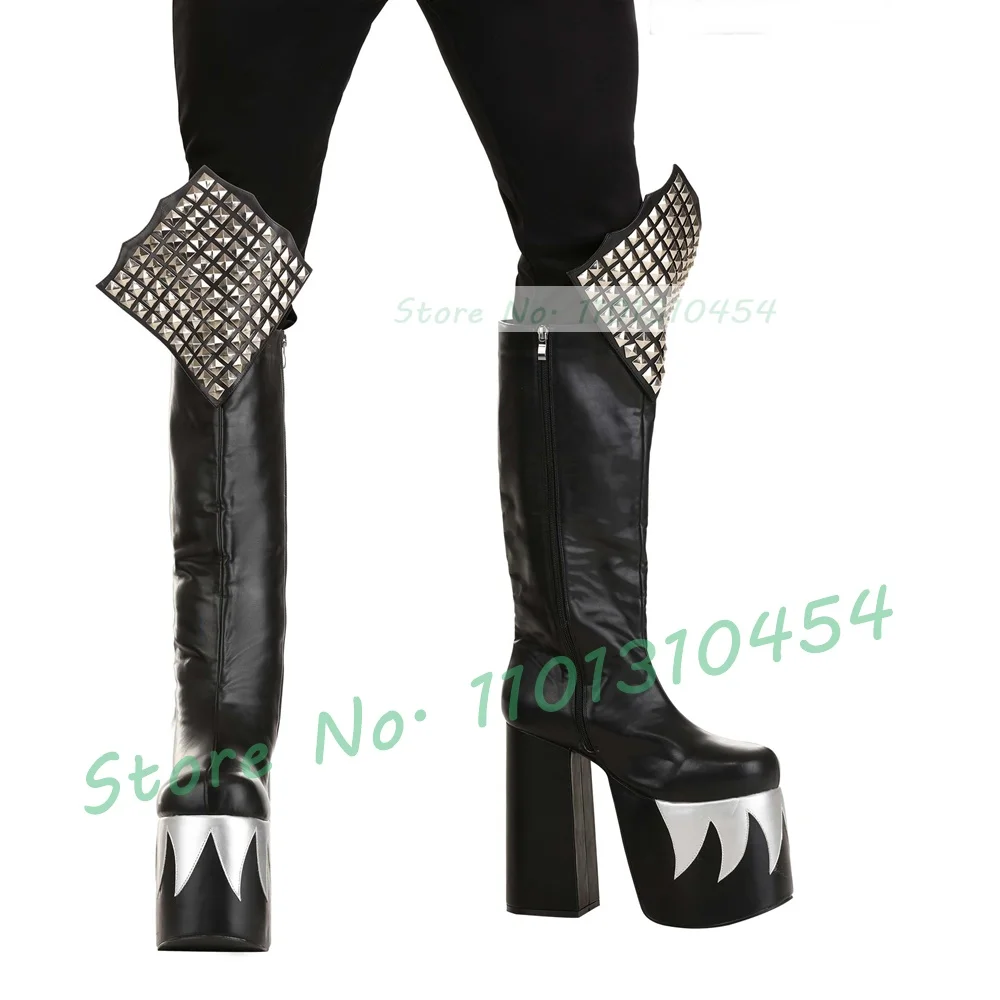 Sepatu bot panggung tinggi lut - Cosplay Flame Prop ulasan dan harga
