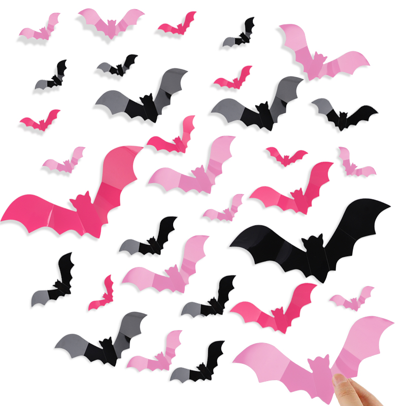 24/48 Buah Stiker Jendela Kele - Cosplay Bat Prop ulasan dan harga
