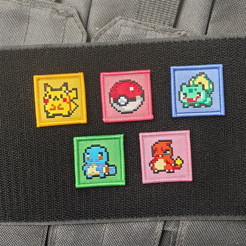 Patch Bordir Piksel Game Pokem - Pokeball Cosplay Prop ulasan dan harga