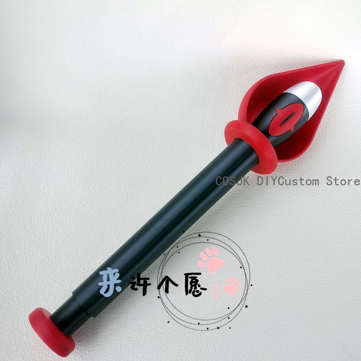 Tongkat Alastor Cane Scepter S - Cosplay Prop 3D Print ulasan dan harga